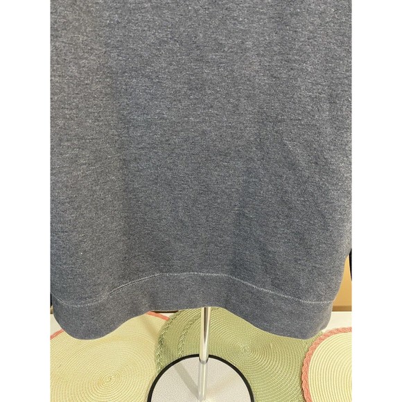 American Flag Baseball Theme Print Gray Pullover Hoodie Size M - Picture 11 of 15